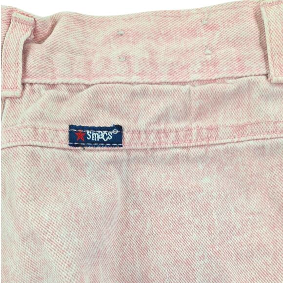 Smacs | Vintage Pleated Pink Jeans | Size 24 Waist - Picture 6 of 7